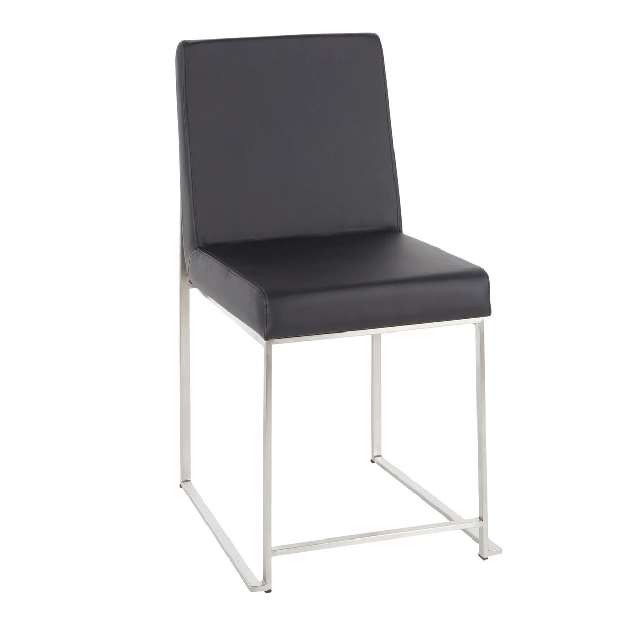 Fuji - High Back Contemporary Dining Set, Glass 5 Piece - Furniture Home Direct