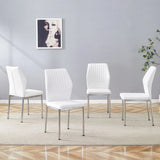 Luxury Simple High Resilience Dining Chair With Metal Legs - Furniture Home Direct