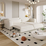 Sleeper Pull Out Sofa Bed, 3 In 1 Convertible Chaise Lounge - Furniture Home Direct