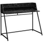 Computer Desk For Home Office, Laptop, Storage Shelves, Marble Look Contemporary & Modern - Furniture Home Direct