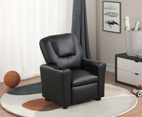 Marisa - PU Leather Kids Recliner Chair With Cupholder - Furniture Home Direct