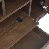 Banting - Mid Century Wide TV Stand - Walnut Brown - Furniture Home Direct
