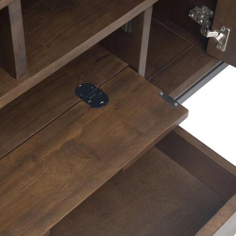 Banting - Mid Century Wide TV Stand - Walnut Brown - Furniture Home Direct