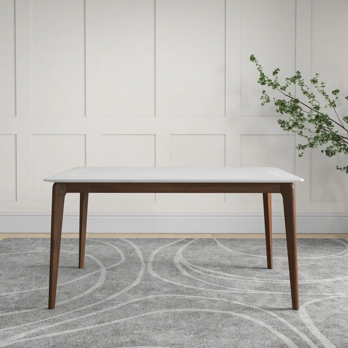Levi - Modern Style Rectangular Dining Kitchen Table - Furniture Home Direct