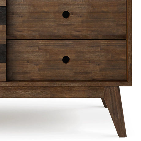 Clarkson - Medium Storage - Rustic Natural Aged Brown - Furniture Home Direct