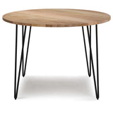 Hunter - Round Dining Table - Natural - Furniture Home Direct