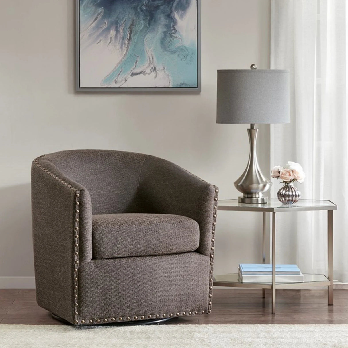 Luxurious Chair With 360 Degree Rotation - Furniture Home Direct