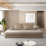 Multifunctional Convertible Sofa Bed With 2 Tumbler Backrests And 2 Pillows, Deep Seat Couch - Furniture Home Direct