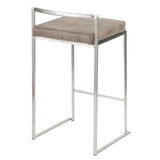 Fuji - Contemporary Elegant Stackable Counter Stool Set - Furniture Home Direct