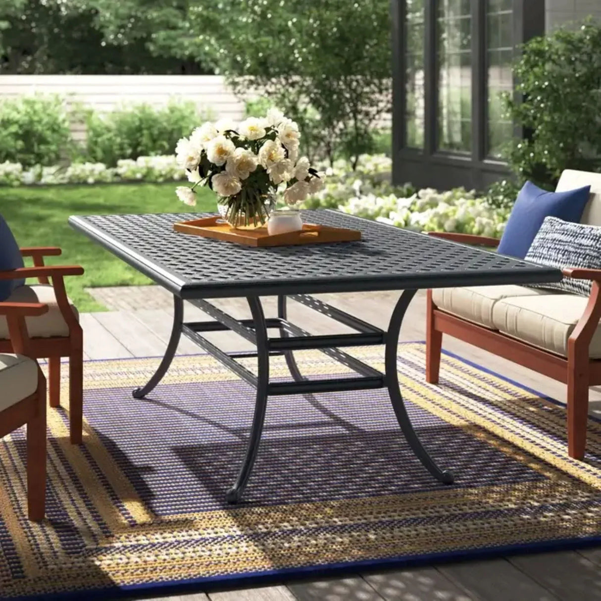 Rectangle Outdoor Dining Table - Furniture Home Direct