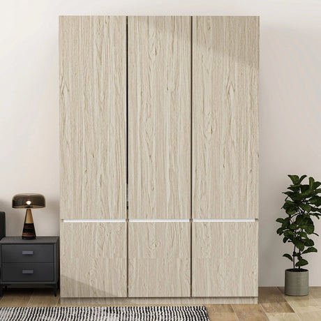 6 Doors Wardrobe Storage For Bedroom - Furniture Home Direct