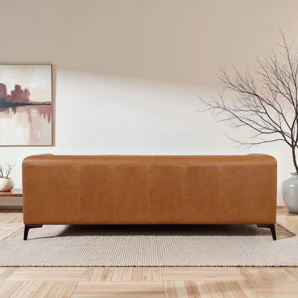 Fargo - Leather Sofa - Brown / Rustic - Furniture Home Direct