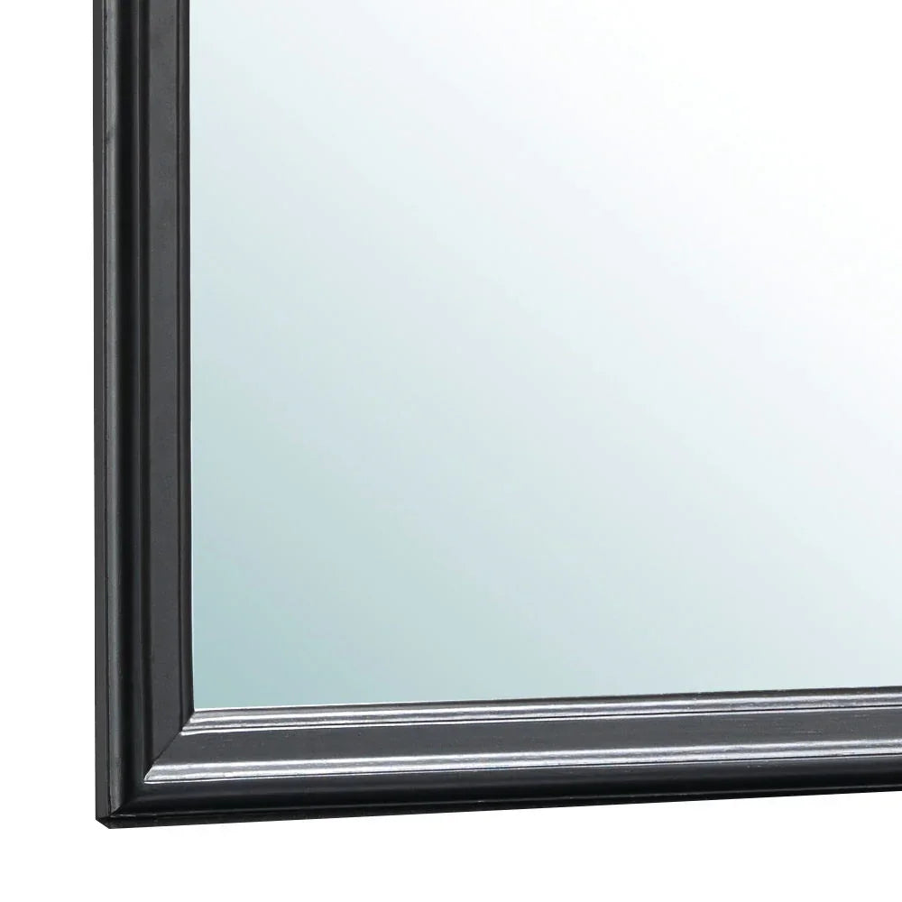 Elegant Traditional Wall Mirror - Black - Furniture Home Direct
