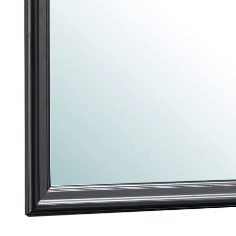 Elegant Traditional Wall Mirror - Black - Furniture Home Direct