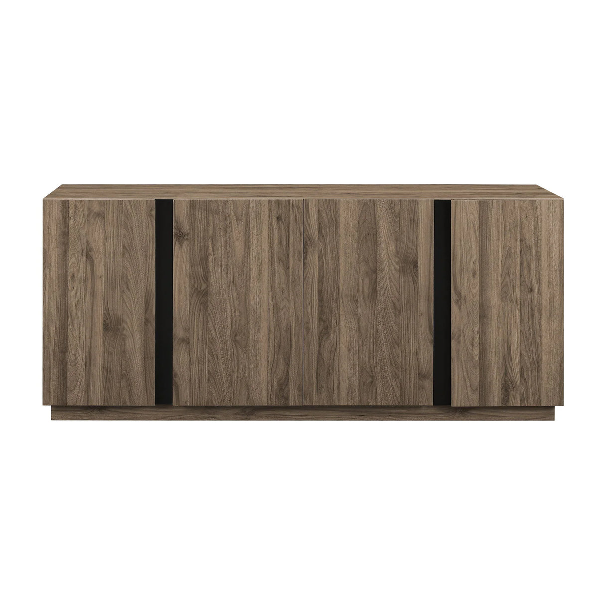 Mid-Century Modern 3 Drawer Low TV Stand For TVs Up To 80" - Furniture Home Direct
