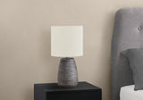 Lighting, Table Lamp, Ceramic, Contemporary - Gray / Cream - Furniture Home Direct
