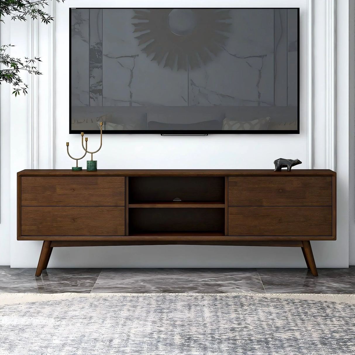 Caroline - Modern TV Stand Up To 72" - Furniture Home Direct