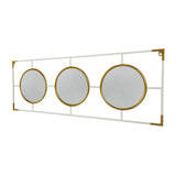 3 Mirror Piece Wall Mirror InRectangular Frame, Home Wall Decor For Bedroom Living Room - Furniture Home Direct