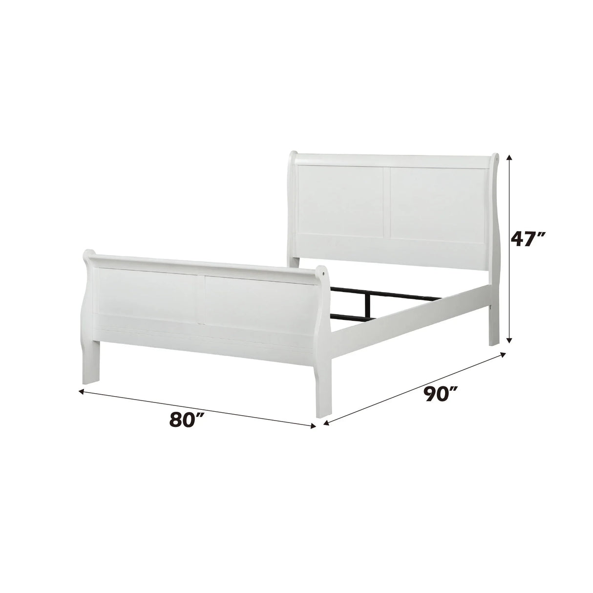 Louis Philippe - Sleigh Bedroom Set - Furniture Home Direct