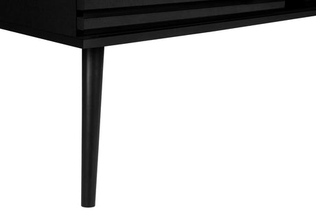 TV Stand, Media Entertainment Center, Storage Cabinet, Console, Storage Shelves, Bedroom, Living Room, Contemporary, Modern - Black - Furniture Home Direct