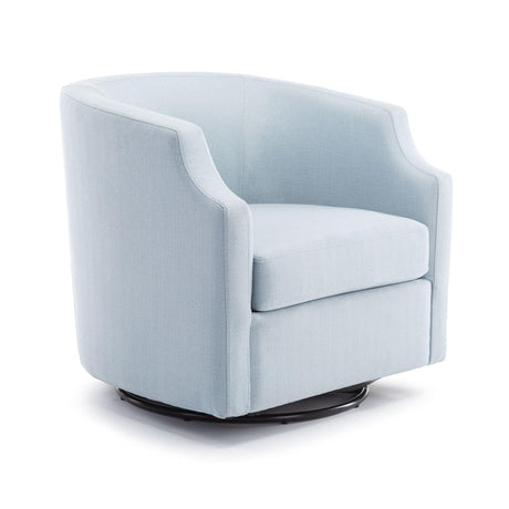 Isabelle - Swivel Glider Barrel Chair - Furniture Home Direct
