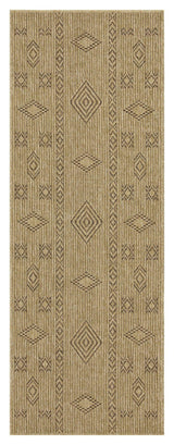 Earth - 2'7" X 7'3" Indoor, Outdoor Area Rug - Jute, Mocha - Furniture Home Direct