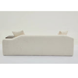 2 Piece Boucle Cloud Living Room Set, Beige - Furniture Home Direct