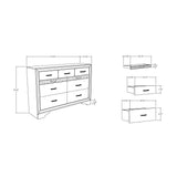 Ryder - Sparkle Dresser - Gray - Furniture Home Direct