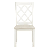 Dining Set Round Table With Upholstered Chairs Walnut Beige - Furniture Home Direct