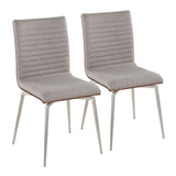 Mason - Contemporary Dining Chair (Set of 2) With Swivel - Furniture Home Direct