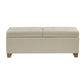 Soft Close Upholstered Storage Bench, Convenient Design - Furniture Home Direct