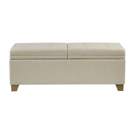 Soft Close Upholstered Storage Bench, Convenient Design - Furniture Home Direct