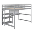 Loft Bed With Shelves, Desk And Writing Board - Furniture Home Direct