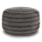 Vivienne - Upholstered Round Pouf - Furniture Home Direct