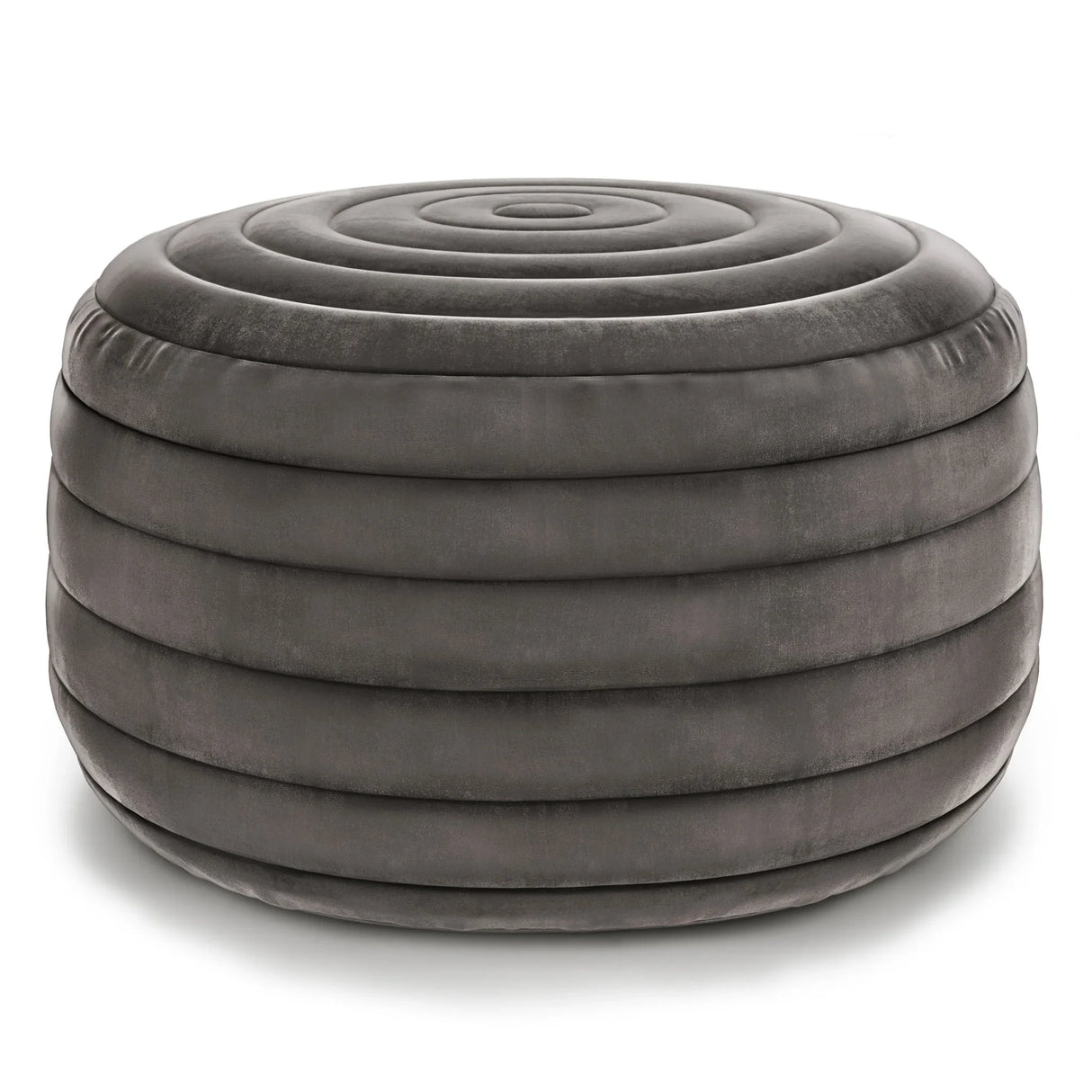 Vivienne - Upholstered Round Pouf - Furniture Home Direct