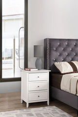 Daniel - 3 Drawer Nightstand - Furniture Home Direct
