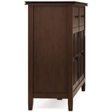 Artisan - Large 4 Door Sideboard Buffet - Russet Brown - Furniture Home Direct