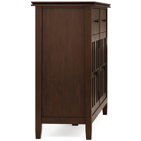 Artisan - Large 4 Door Sideboard Buffet - Russet Brown - Furniture Home Direct