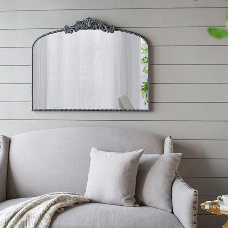 Arch Mirror, Baroque Inspired Wall Decor For Bathroom, Bedroom, Living Room - Furniture Home Direct