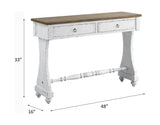 Carminda - Console Table - Antique White - Furniture Home Direct