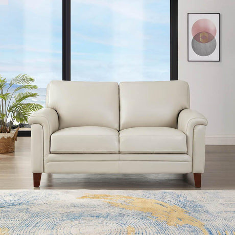 Westcott - Leather Loveseat - Furniture Home Direct