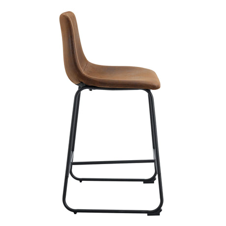 Retro Bar Chairs, Comfortable Stools (Set of 2) - Furniture Home Direct