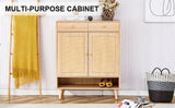Modern Rattan Shoe Cabinet - Furniture Home Direct