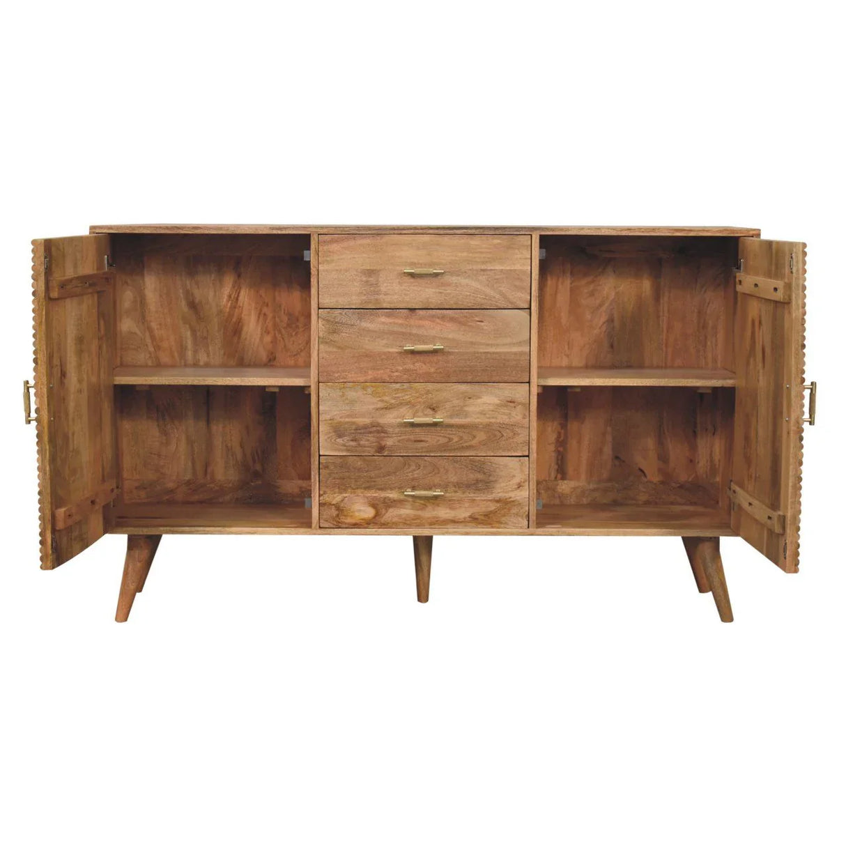 Soba - T Bar Large Nordic Chest - Oak - Furniture Home Direct