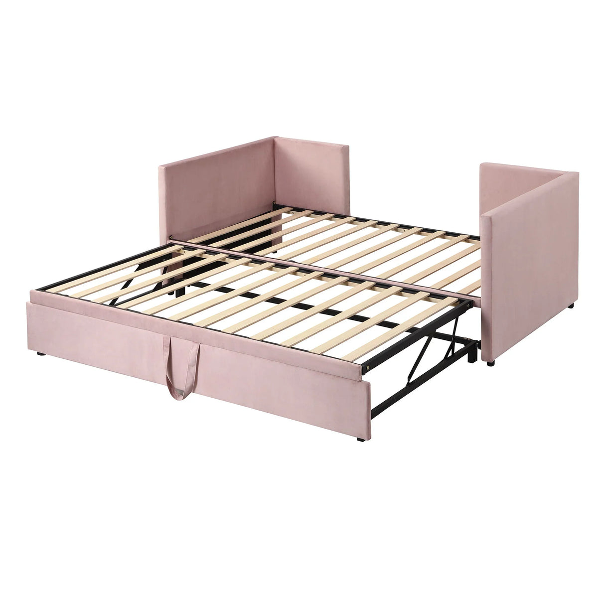 Twin Size Upholstered Daybed With Pop Up Trundle - Furniture Home Direct