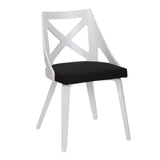 Clara Charlotte - 3 Piece Round Dinette Set Vintage With Rounded - Furniture Home Direct