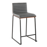 Mason Mara - Contemporary Fixed Height Quality Counter Stool (Set of 2) - Furniture Home Direct