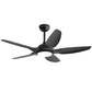 Indoor Ceiling Fan With 5 ABS Blades Remote Control Reversible Dc Motor For Living Room - Furniture Home Direct