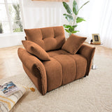 Modern Ergonomic Single Seater Sofa With High Resilience Cushions - Furniture Home Direct