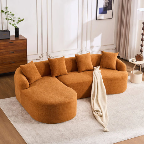 Combined Sofa With 4 Pillows - Furniture Home Direct